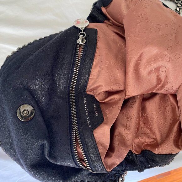 Stella Mccartney Falabella Fold-Over Tote Bag in Black - Picture 4 of 11